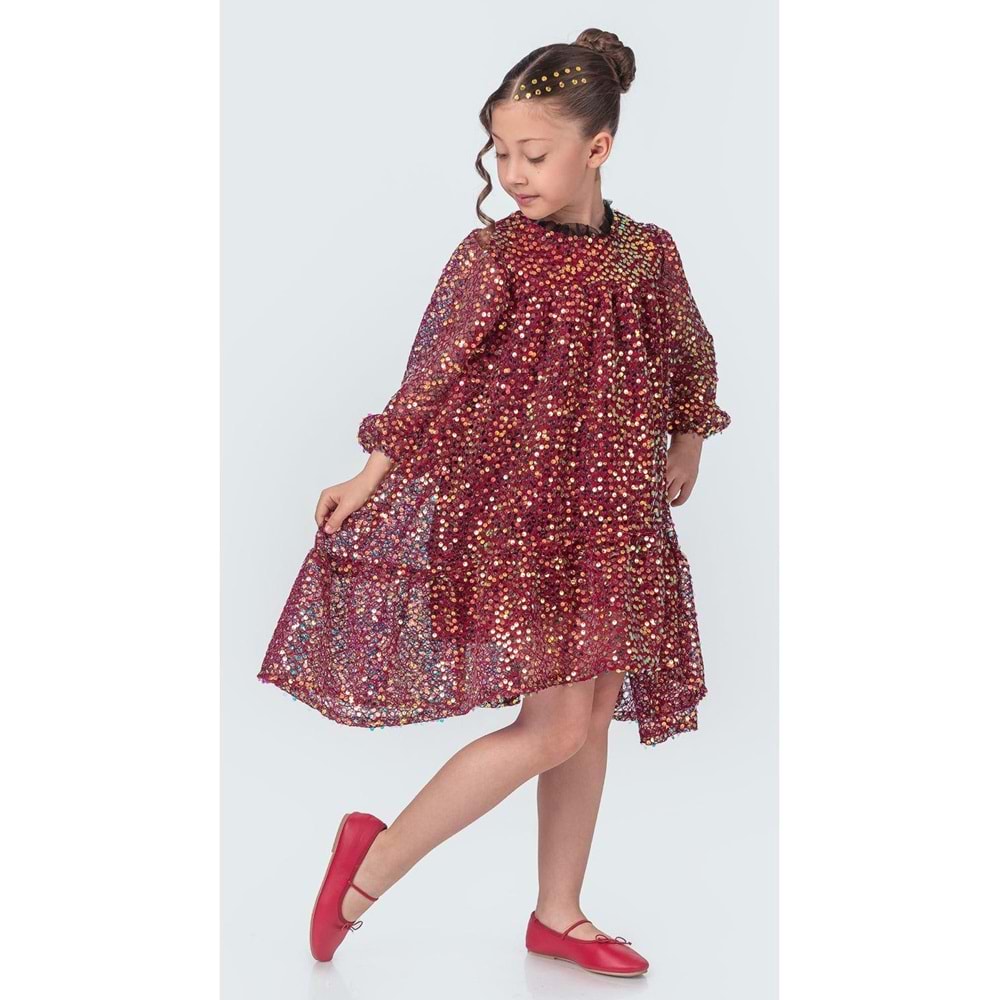 Likio Vintage Payet Kız Çocuk Abiye M00739