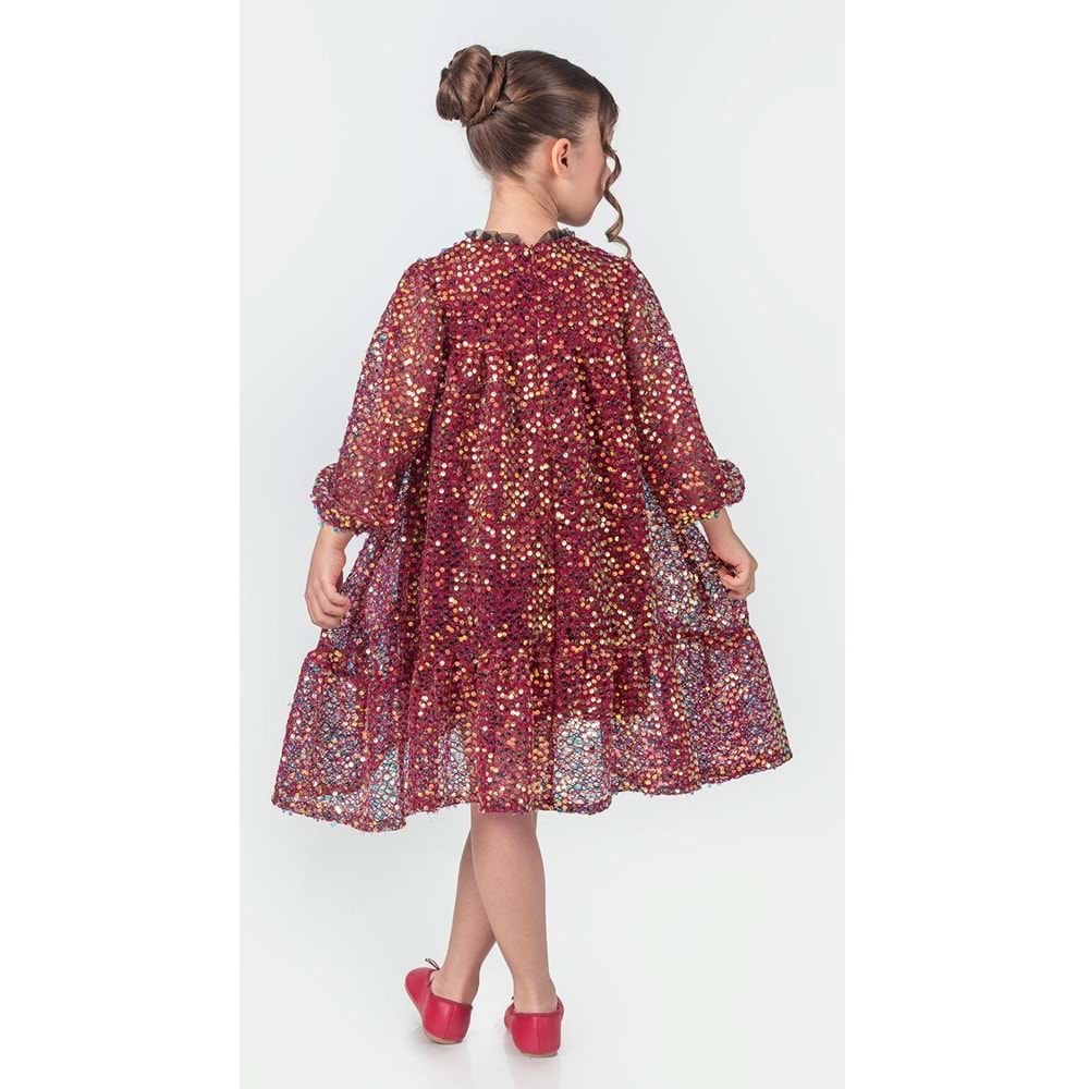 Likio Vintage Payet Kız Çocuk Abiye M00739
