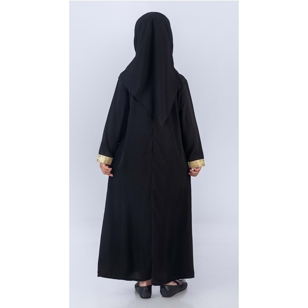 Medine İpek Kumaş Eşarplı Tesettür Namaz Elbise M00742