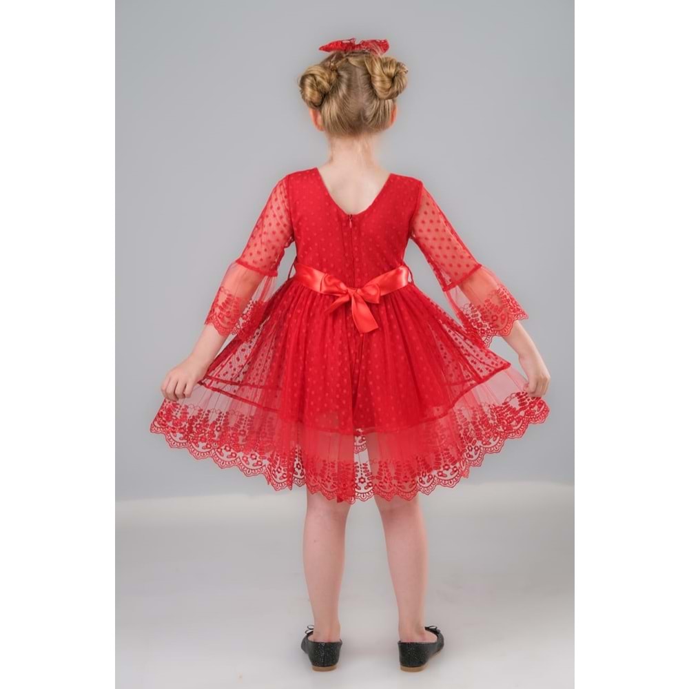 Dream Luxury Dantel Kız Çocuk Elbise MNK0327