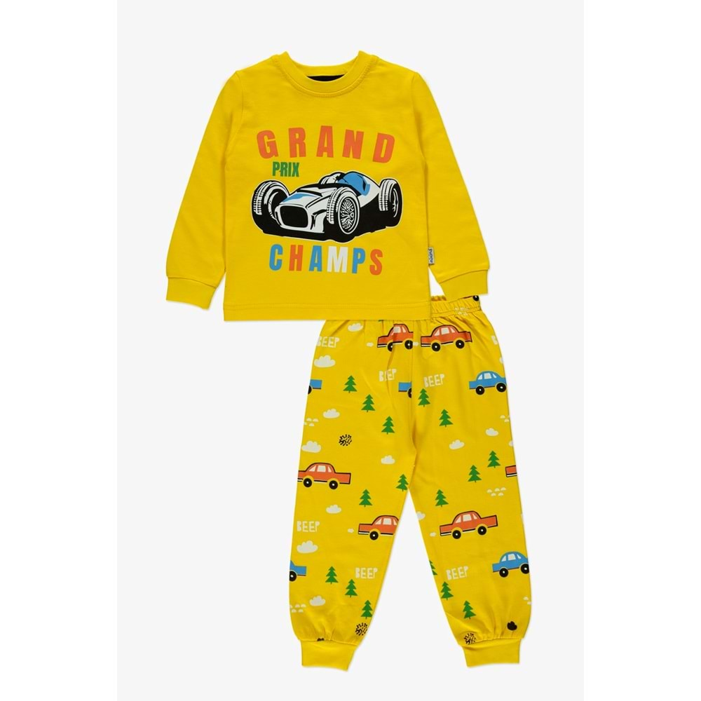 Baskılı İkiiplik Erkek Pijama Takım MNK0603