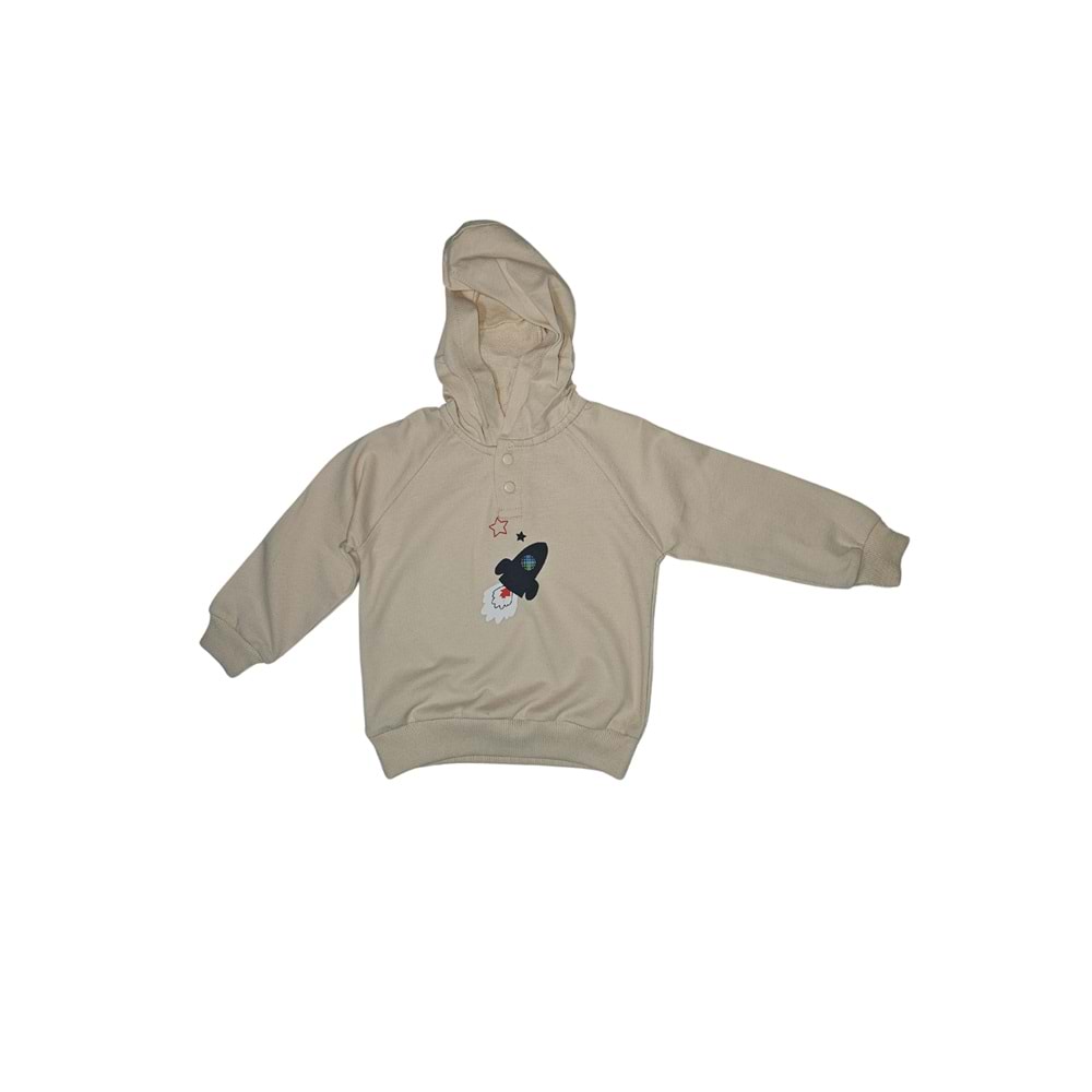 Baskılı İkiiplik Erkek Bebek Pijama Takım MNK0605