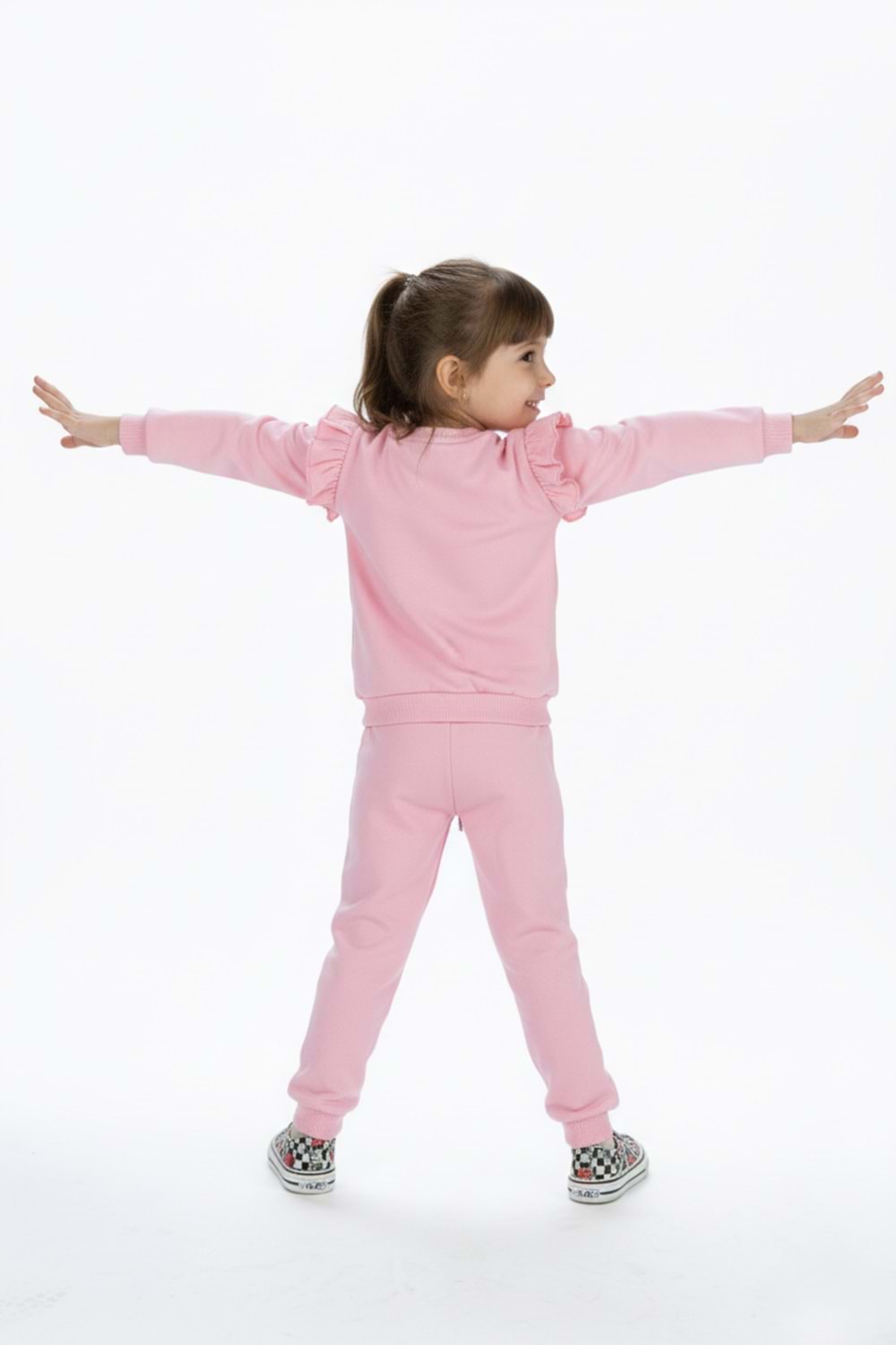 Kız Çocuk Boynuzlu At Eşofman Takımı