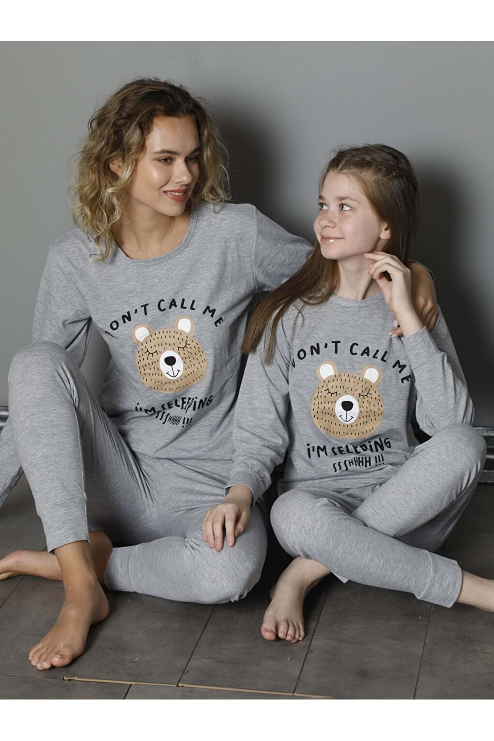 Kız Çocuk Penye Pijama Takım M00680