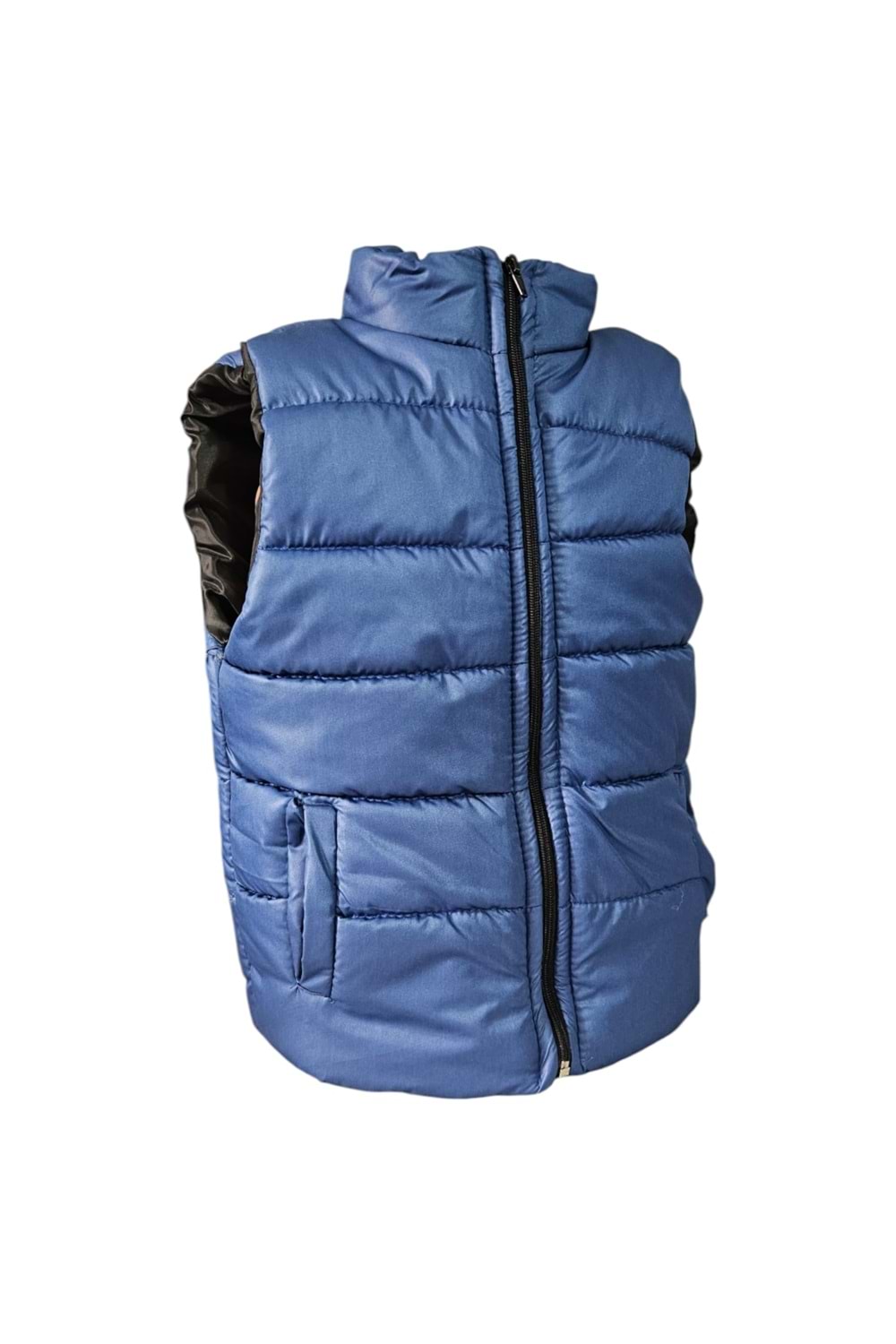 Erkek Çocuk Kapüşonsuz Cepli Trend Şişme Yelek M00708