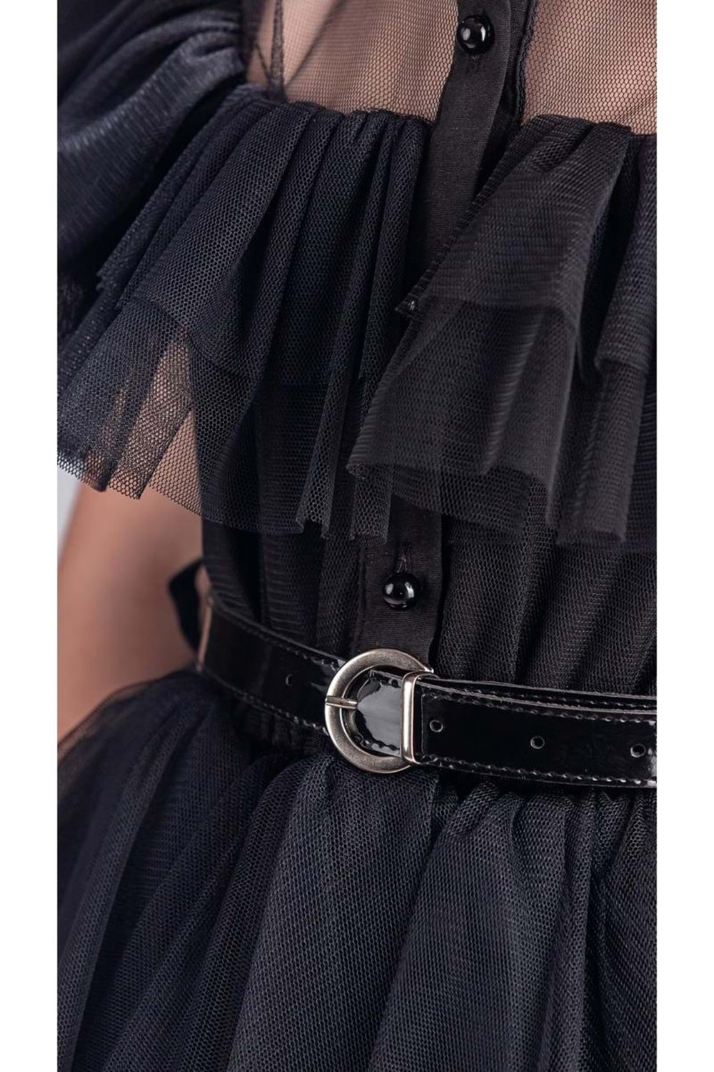 Kız Çocuk Selero Gotik Özel Gün Elbise M00741