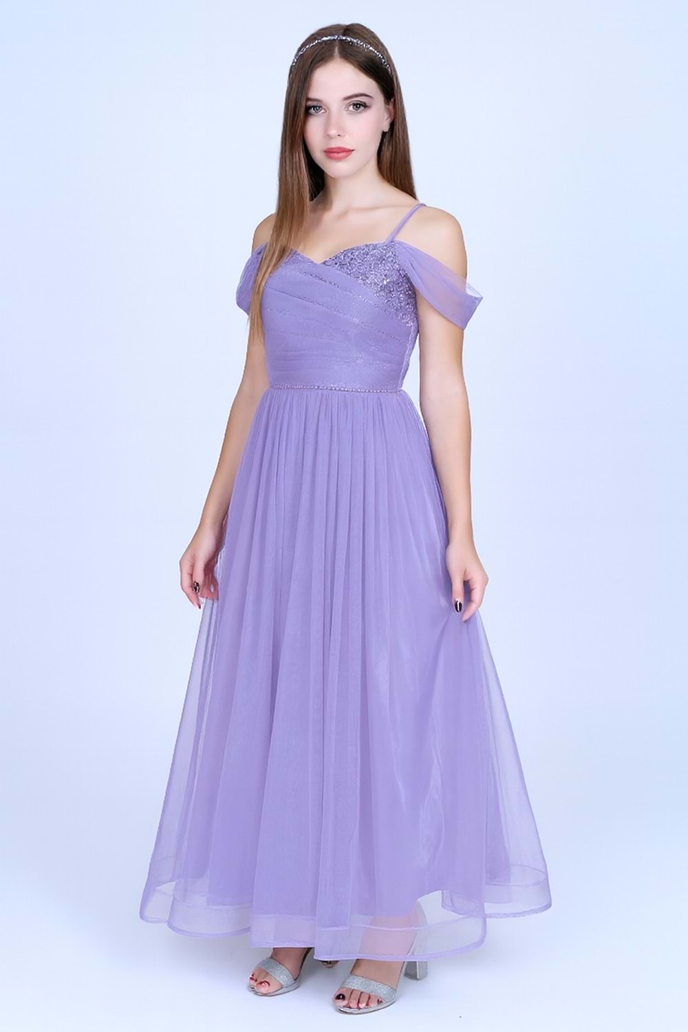 Dilina Kız Çocuk Şifon Abiye M00747