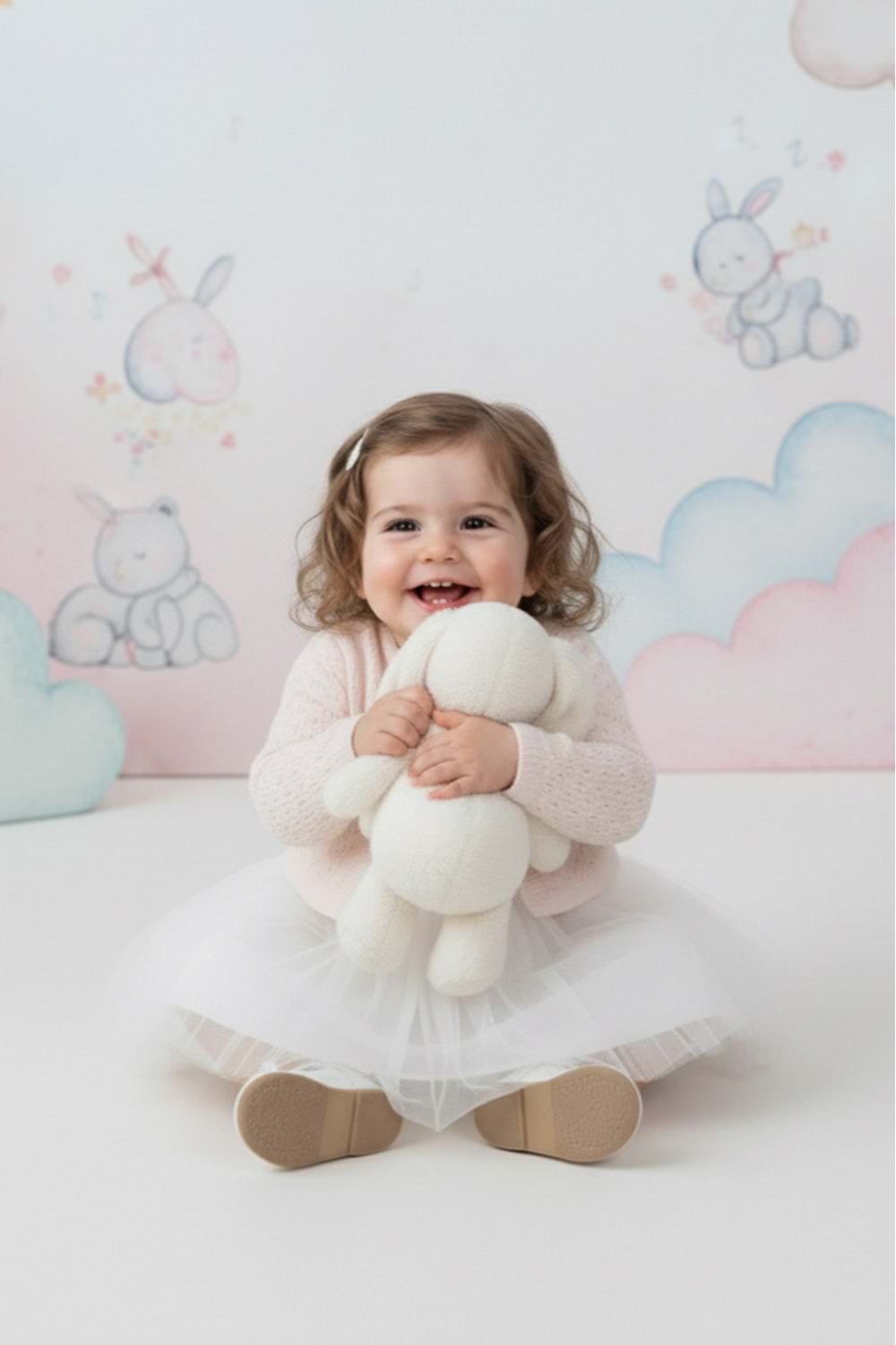 Triko Bolerolu Kız Bebek Elbise M00770