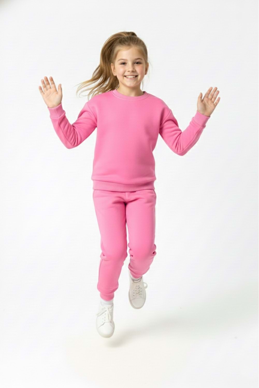 Basic Cepli Kız-Erkek Mevsimlik Çocuk Eşofman Takımı M00776