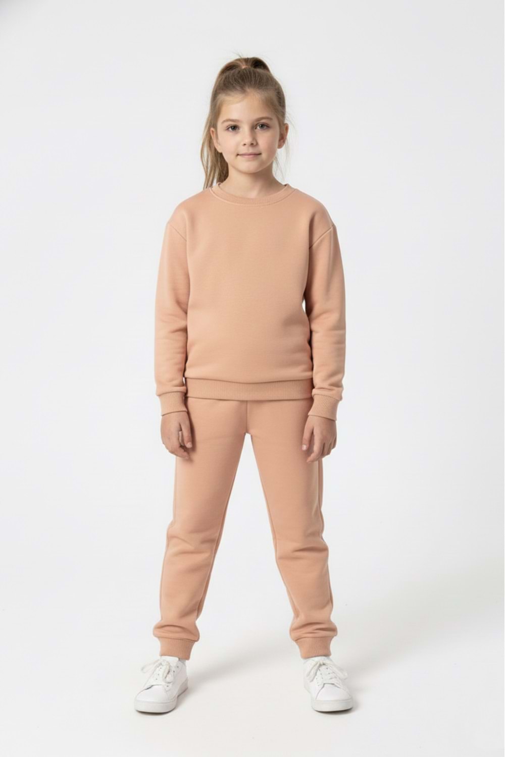 Basic Cepli Kız-Erkek Mevsimlik Çocuk Eşofman Takımı M00776