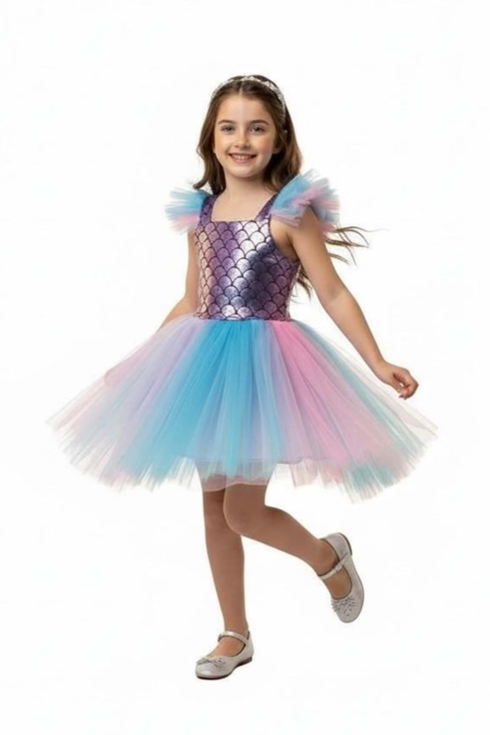 Denizkızı Kız Çocuk Elbise M00777