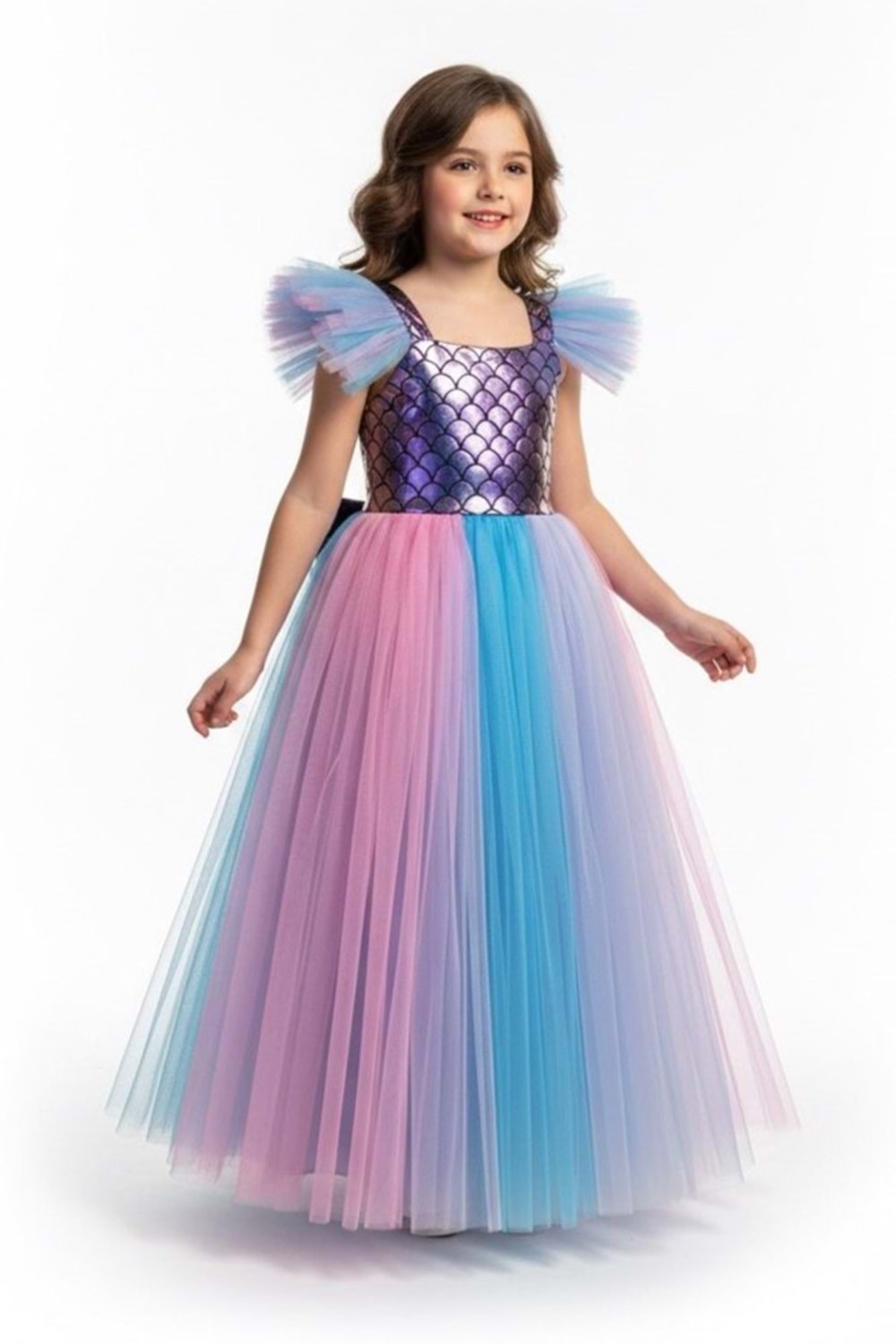 Denizkızı Kız Çocuk Elbise M00777