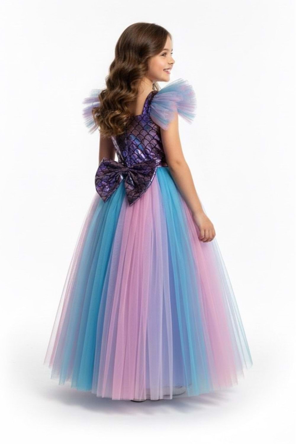 Denizkızı Kız Çocuk Elbise M00777