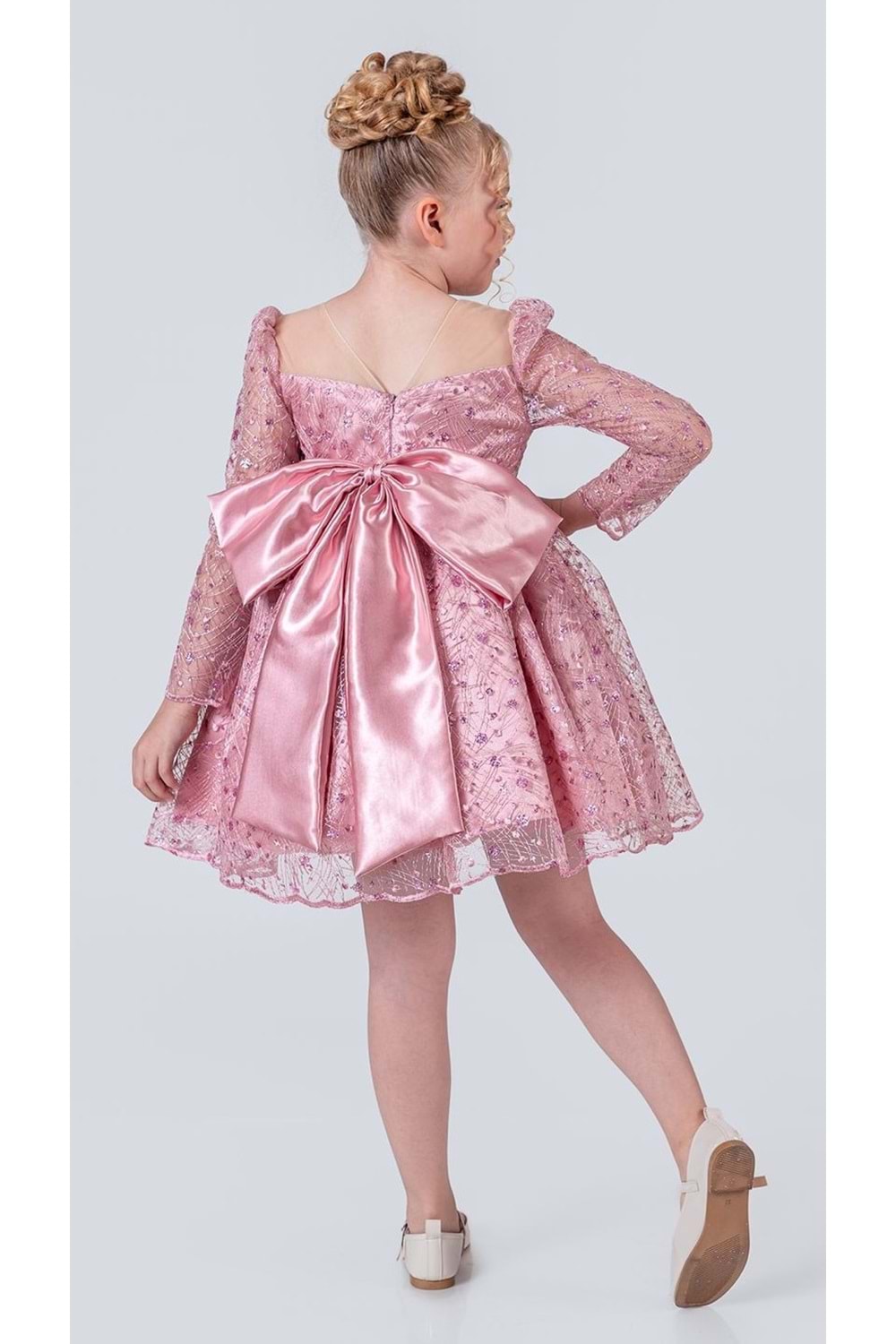 Ruche Lipa Kız Çocuk Abiye M00783