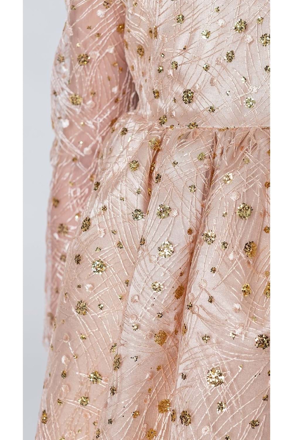 Ruche Lipa Kız Çocuk Abiye M00783