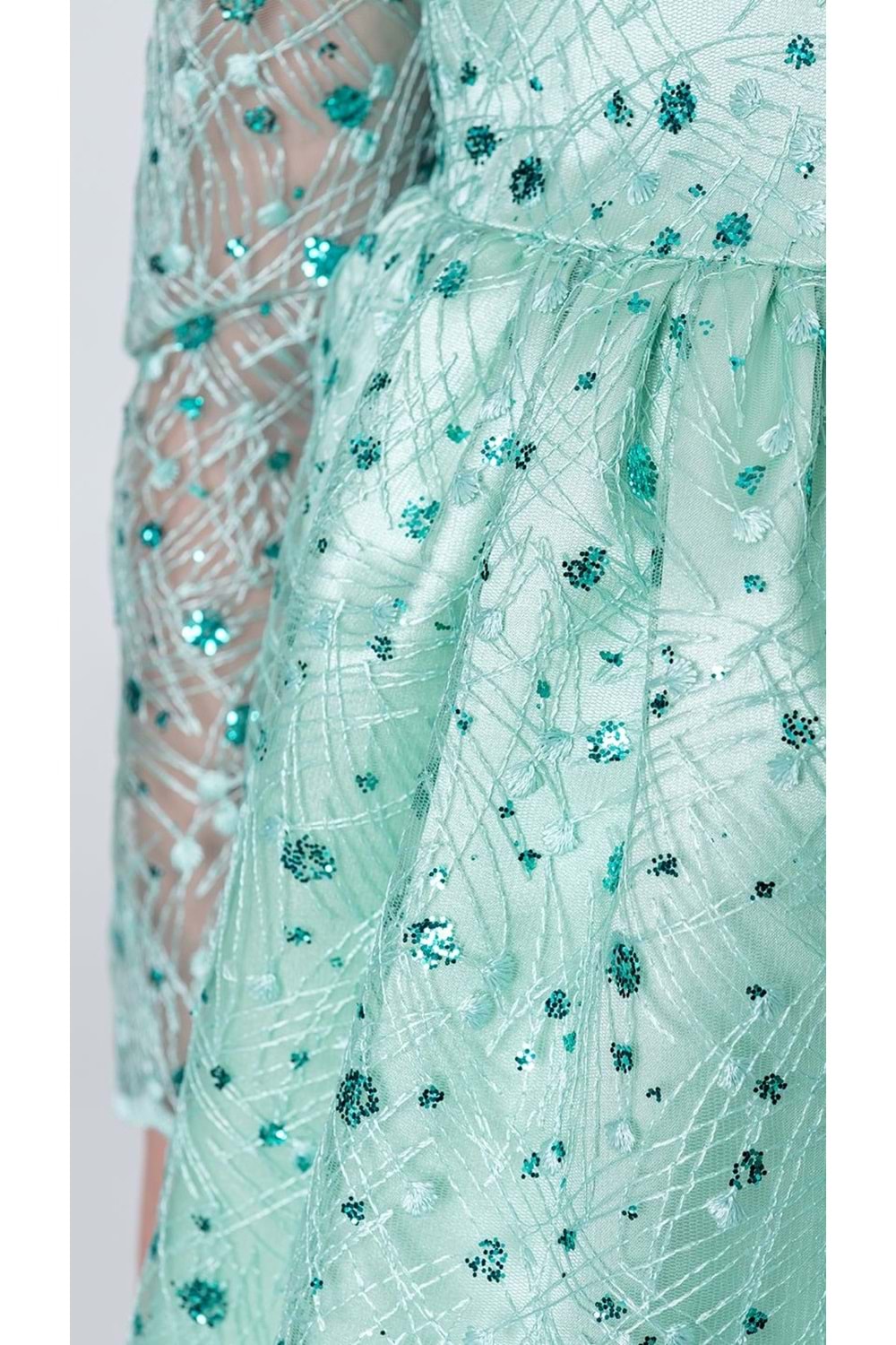 Ruche Lipa Kız Çocuk Abiye M00783