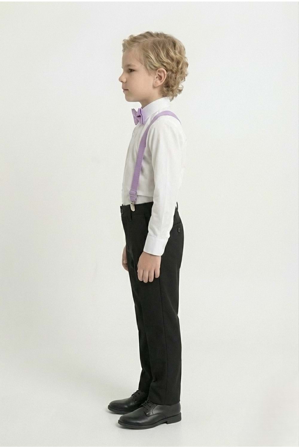 Beyaz Gömlekli Erkek Çocuk Takım M00787