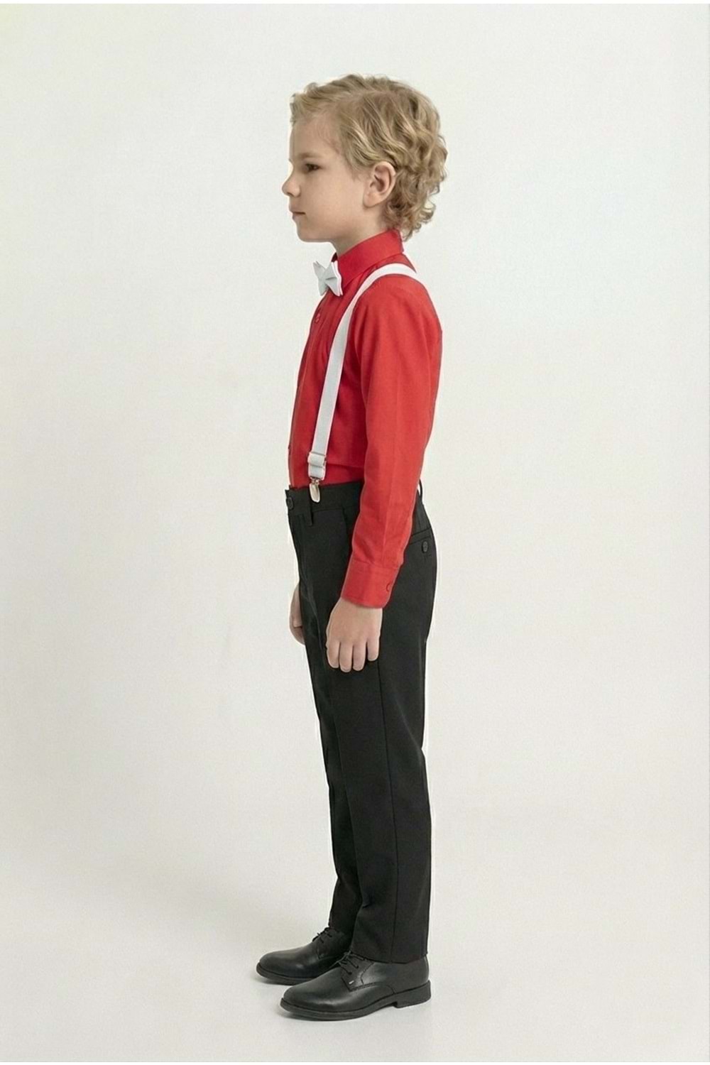 Renkli Gömlekli Erkek Çocuk Takım M00788