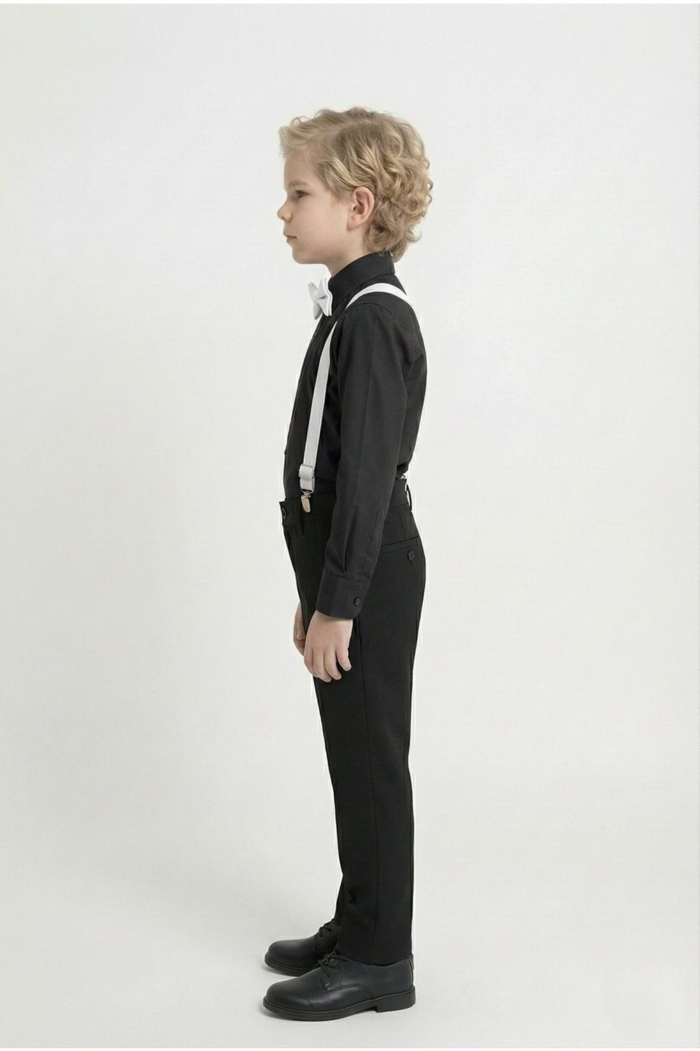 Renkli Gömlekli Erkek Çocuk Takım M00788