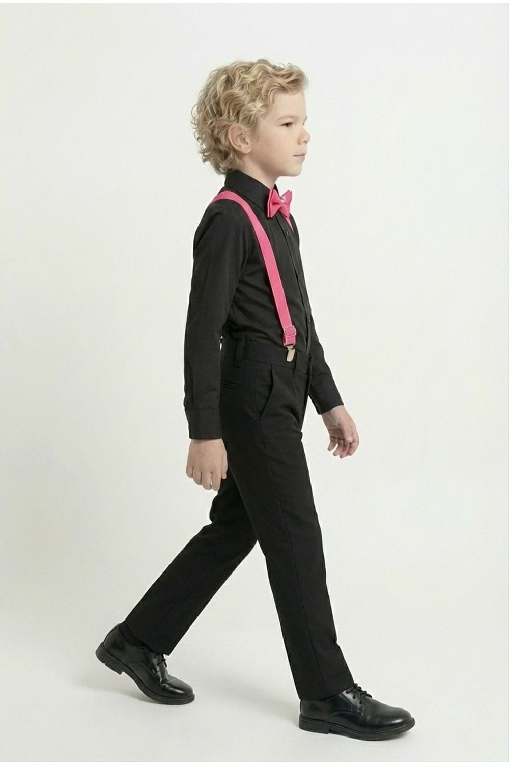 Renkli Gömlekli Erkek Çocuk Takım M00788