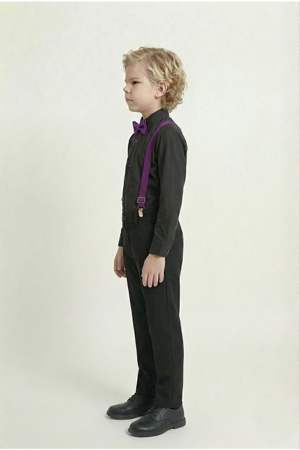 Renkli Gömlekli Erkek Çocuk Takım M00788