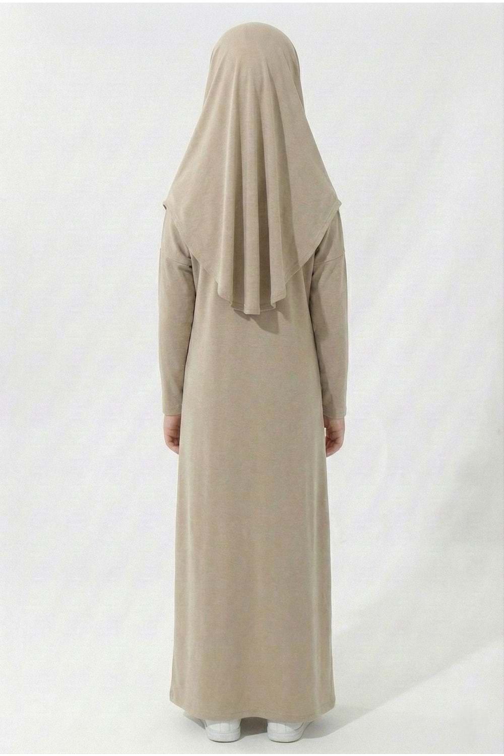 Pratik Başörtülü Kız Çocuk Namaz Elbisesi M00789