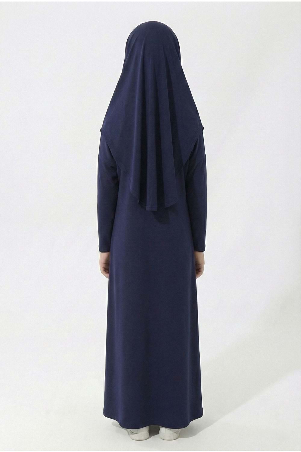 Pratik Başörtülü Kız Çocuk Namaz Elbisesi M00789