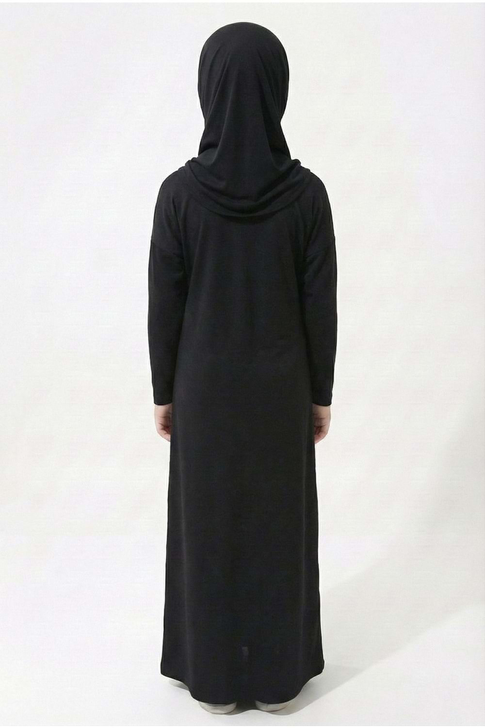 Pratik Başörtülü Kız Çocuk Namaz Elbisesi M00789