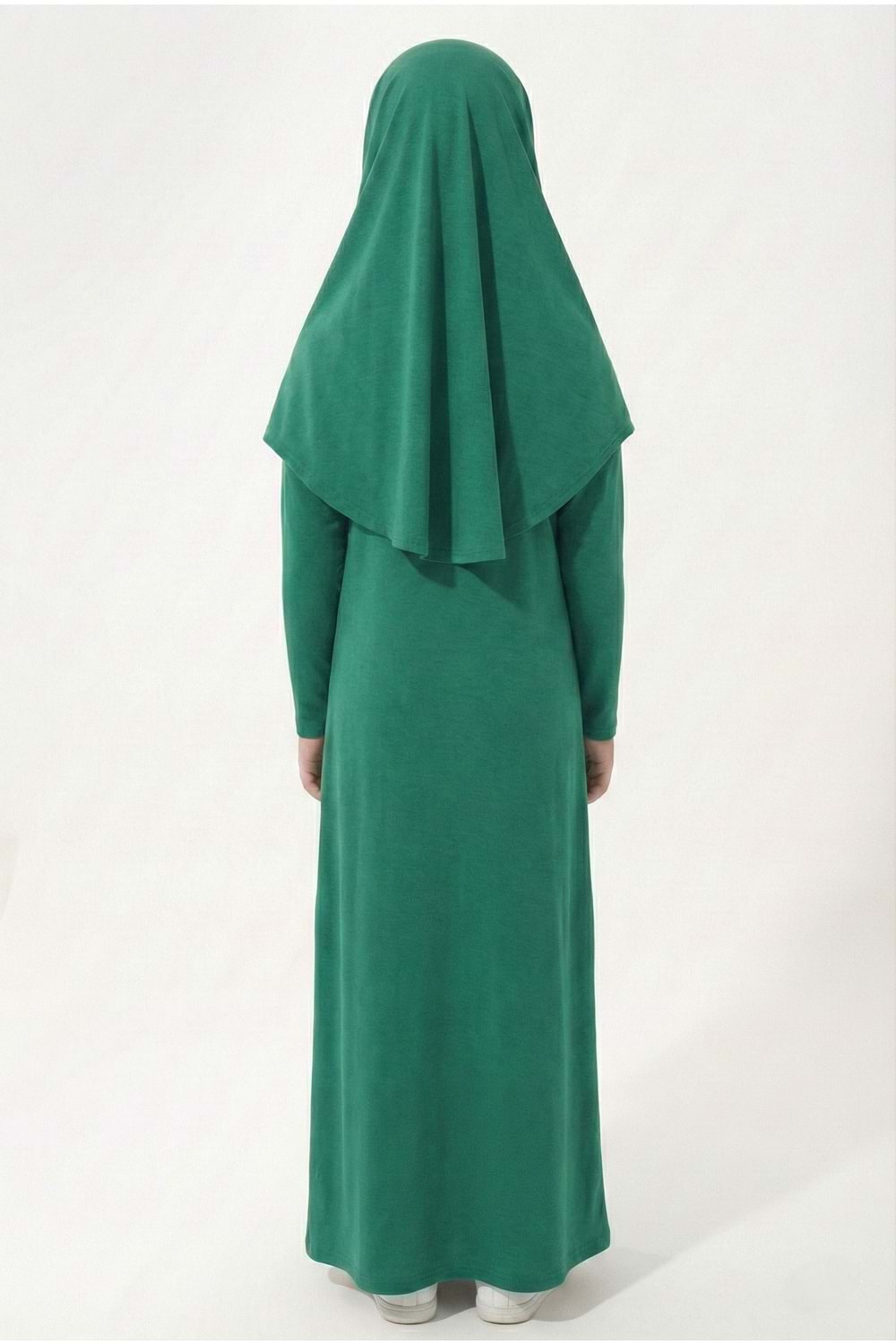 Pratik Başörtülü Kız Çocuk Namaz Elbisesi M00789
