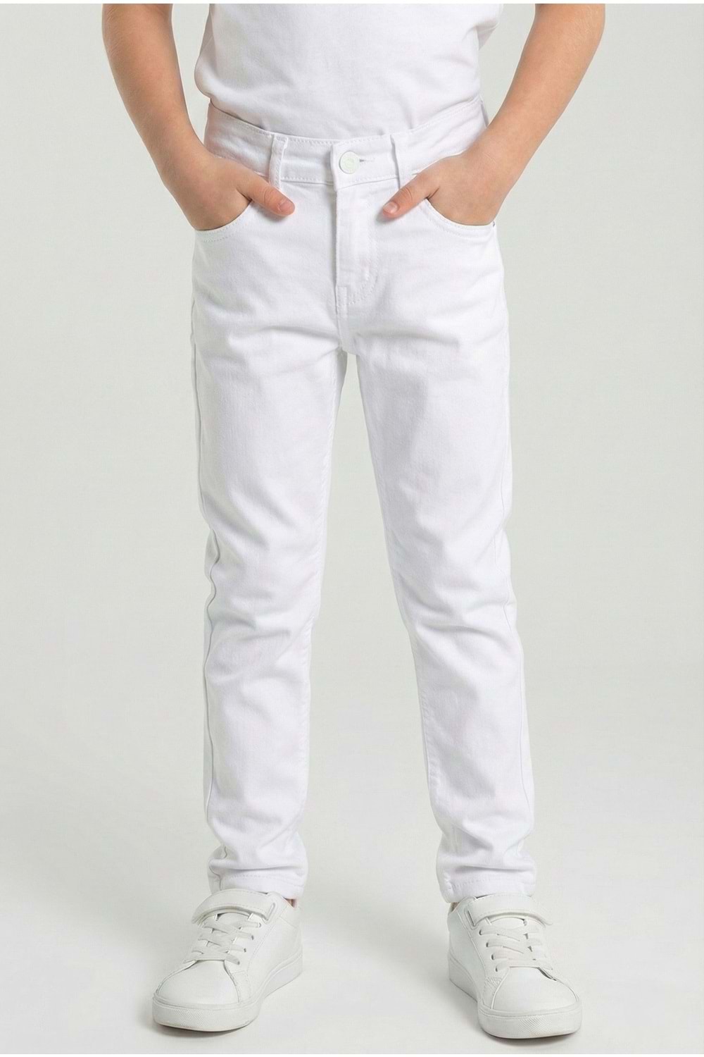 Gabardin Fermuarlı Cepli Erkek Çocuk Pantolon M00790