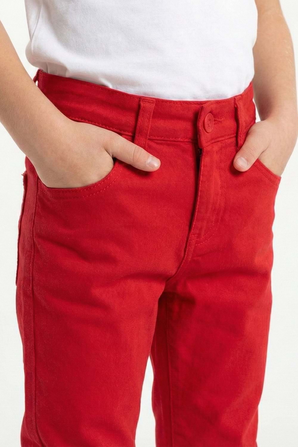 Gabardin Fermuarlı Cepli Erkek Çocuk Pantolon M00790