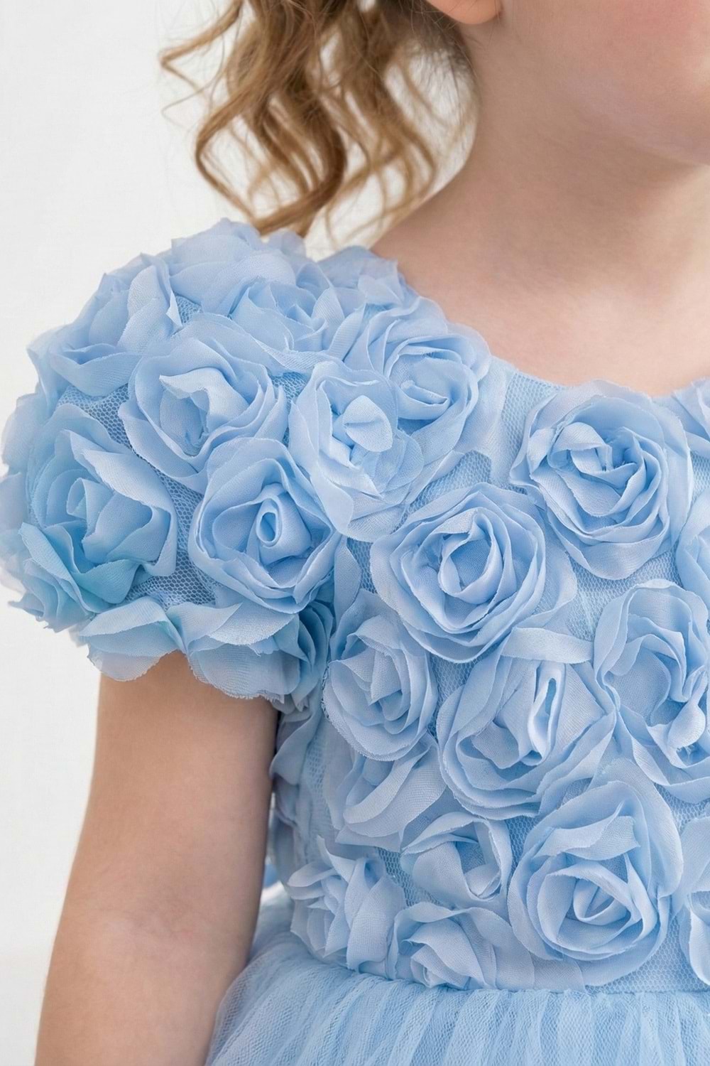 Rosali Lase Detay Kız Tütü Abiye Elbise M00803