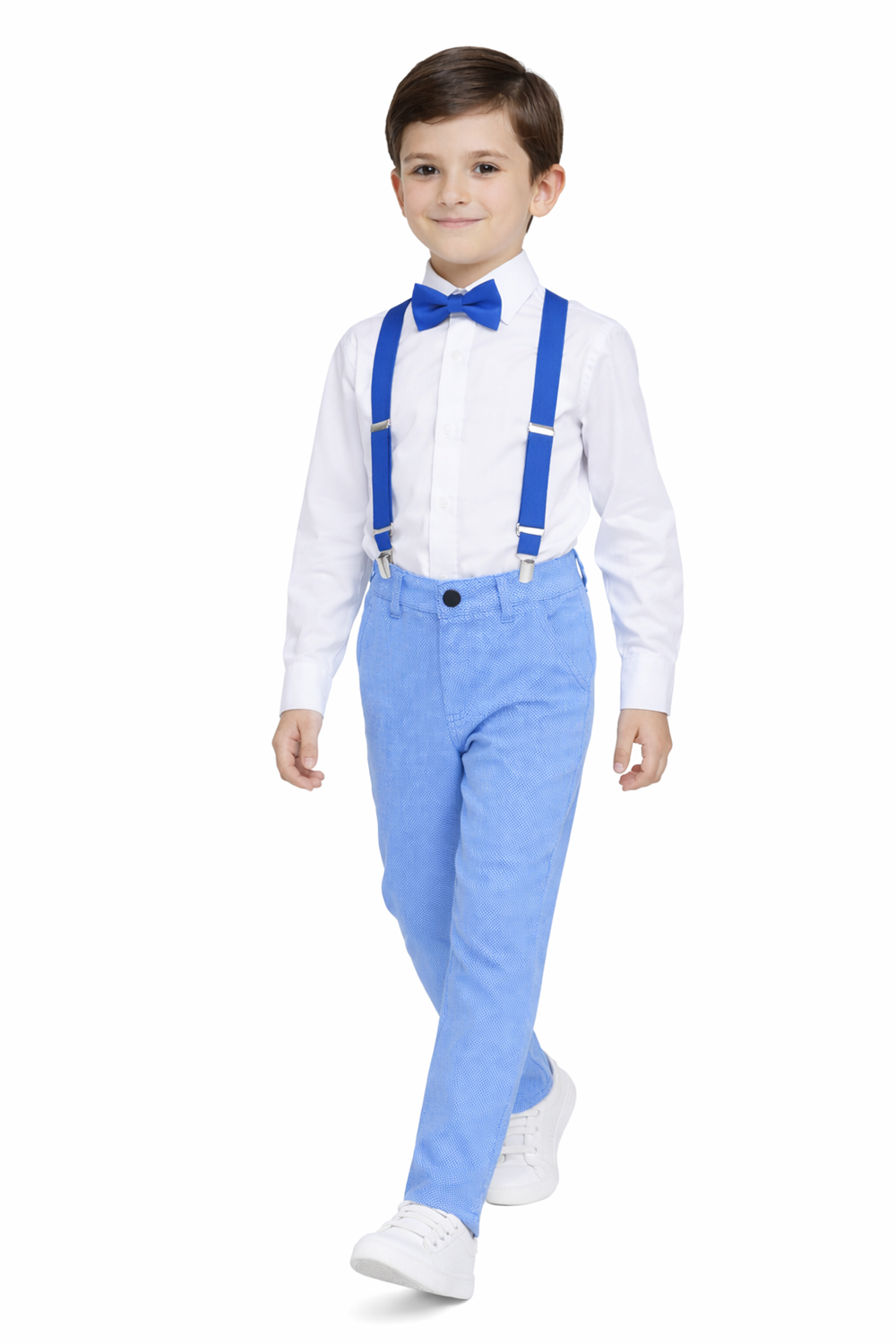 Erkek Çocuk Askı Papyon Bayram Kombini M00805