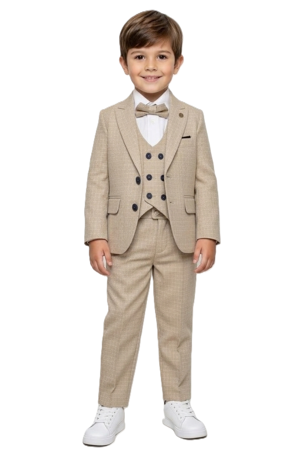 Kiryos Erkek Çocuk Kareli Takım Elbise M00806
