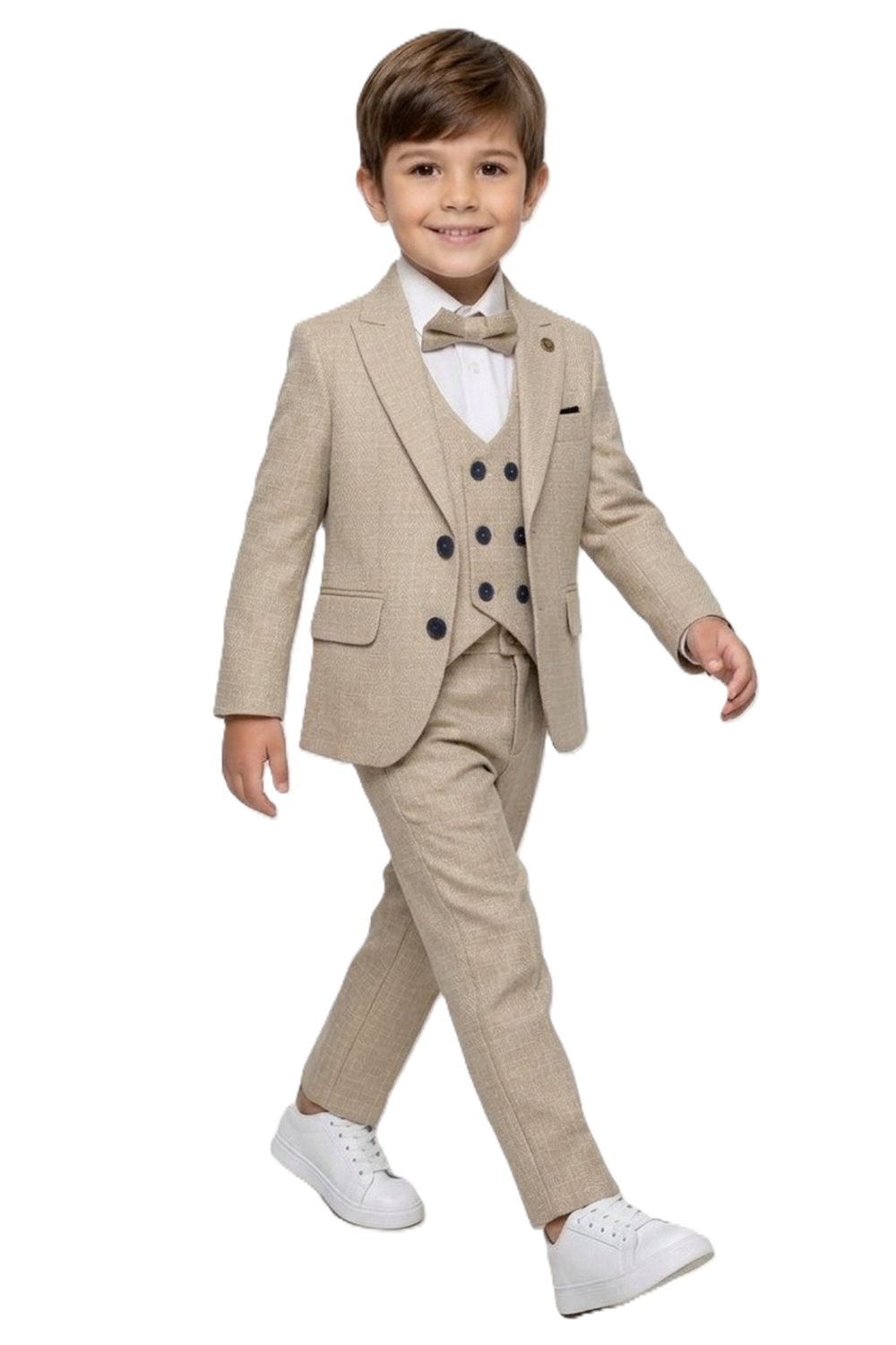 Kiryos Erkek Çocuk Kareli Takım Elbise M00806