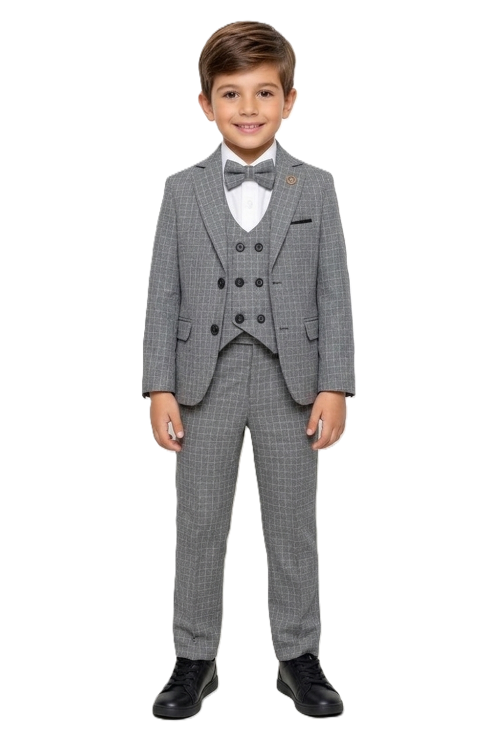Kiryos Erkek Çocuk Kareli Takım Elbise M00806