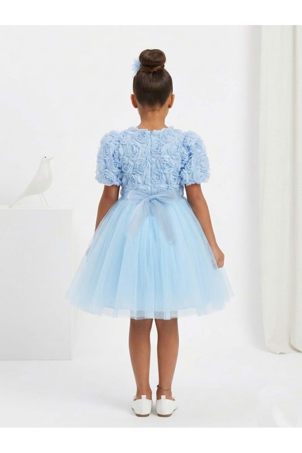 Luvia Kısa Kol Kız Tütü Abiye Elbise M00811