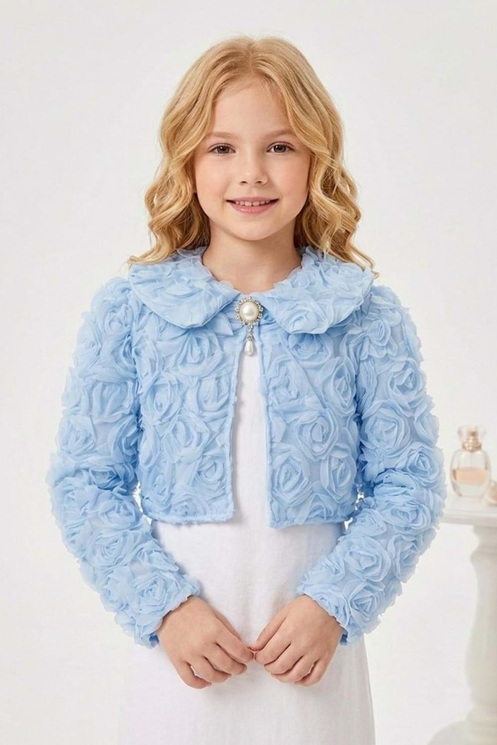 Luvia Lase Detay Kız Çocuk Bolero M00812