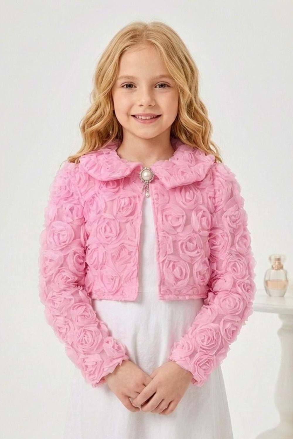 Luvia Lase Detay Kız Çocuk Bolero M00812