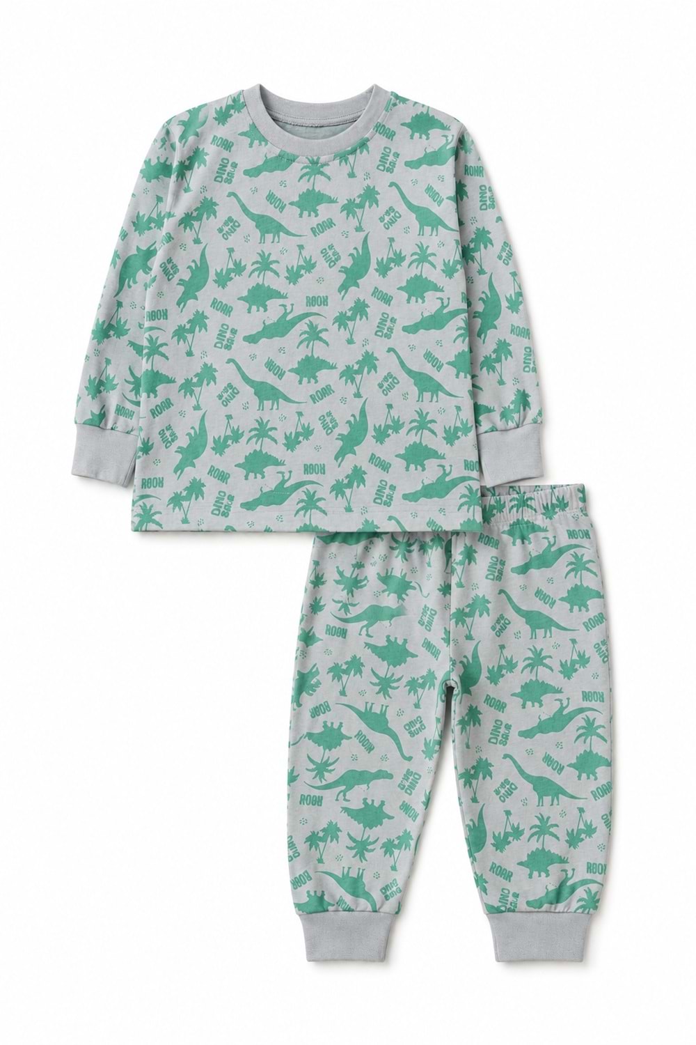 Erkek Çocuk Baskılı Penye Pijama Takımı M00844