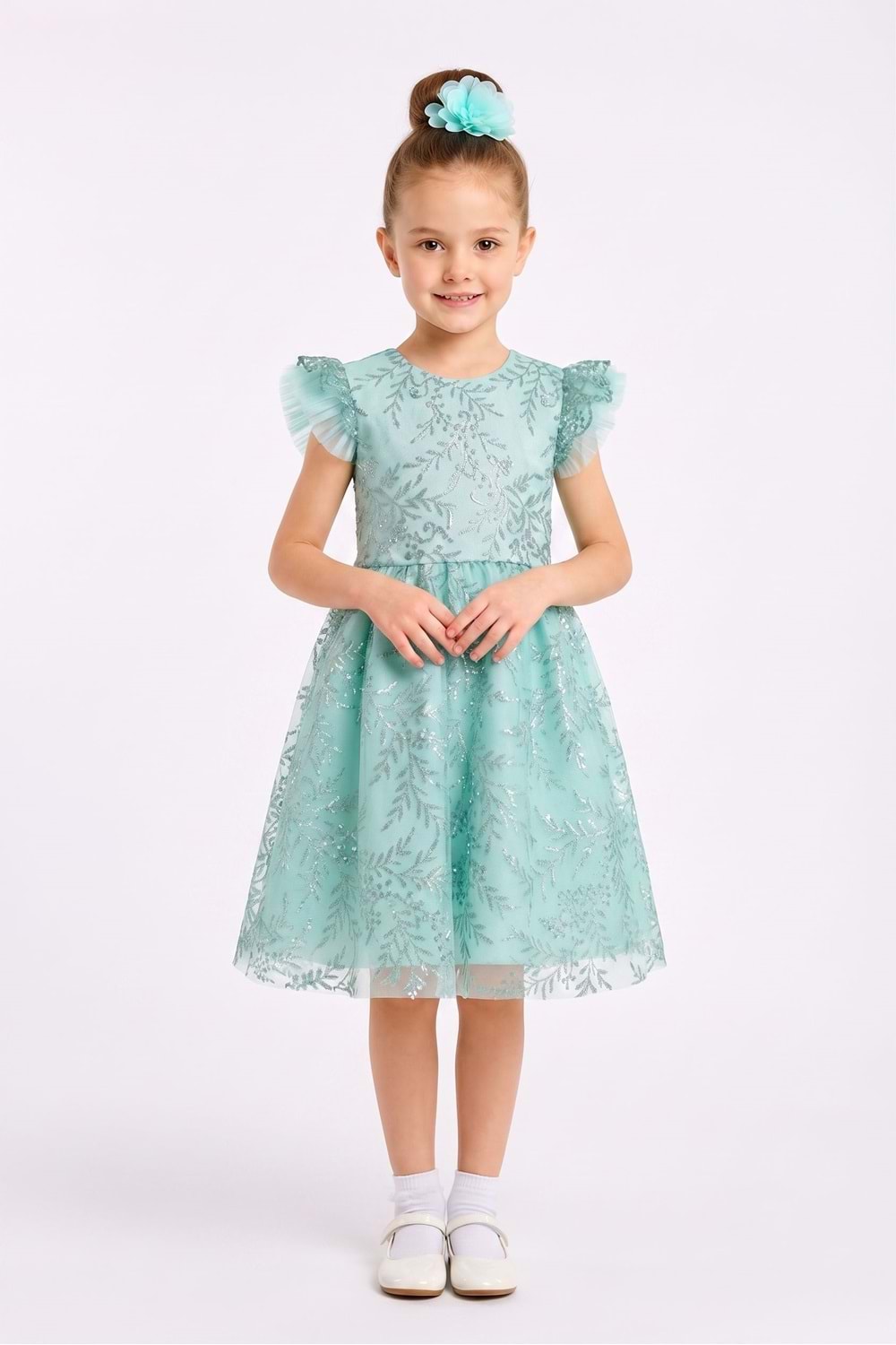 Floare Kız Çocuk Abiye Elbise M00850