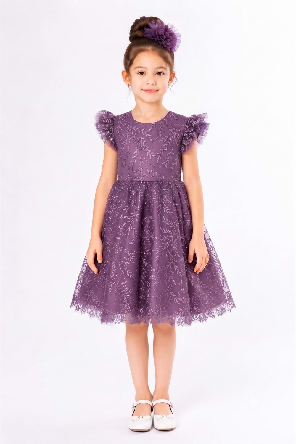 Floare Kız Çocuk Abiye Elbise M00850