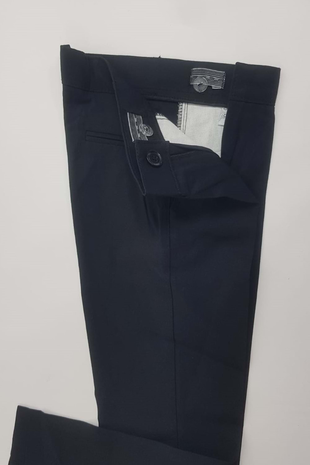 Mnk Lacivert Gabardin Fermuarlı Cepli Çocuk Pantolon 6 Ay