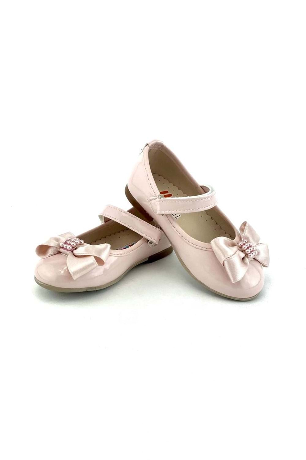 Rugan Saten Kurdelalı Abiye Babet Ayakkabı