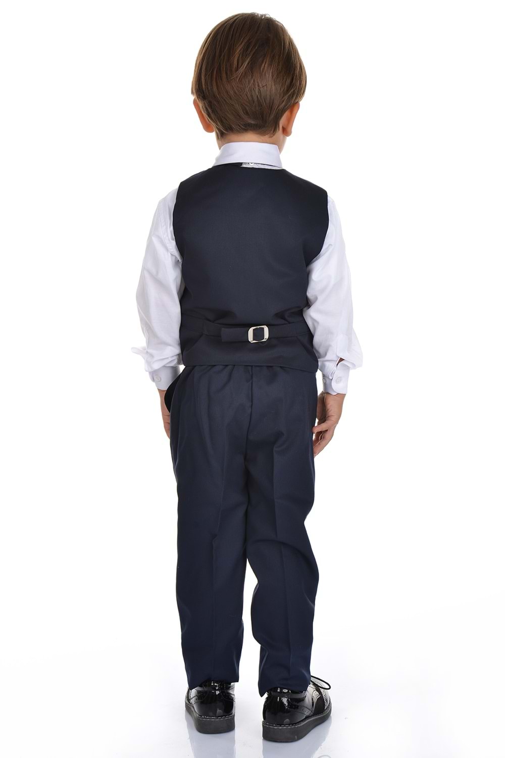 Yelekli Smokin Erkek Çocuk Takım MNK0273