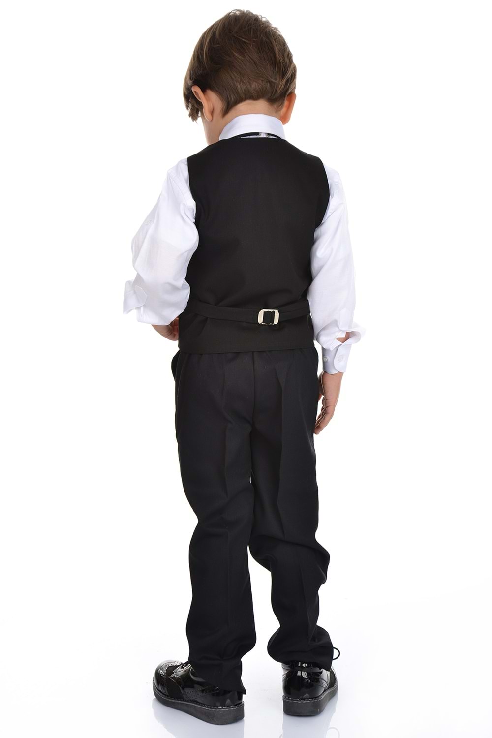 Yelekli Smokin Erkek Çocuk Takım MNK0273