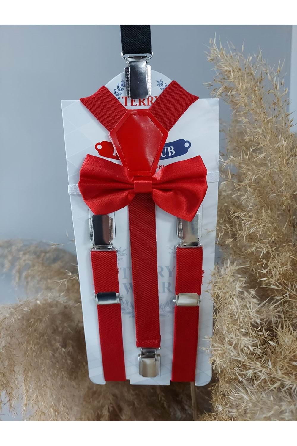 Çocuk Bayramlık Askı Papyon Takım Mnk0326