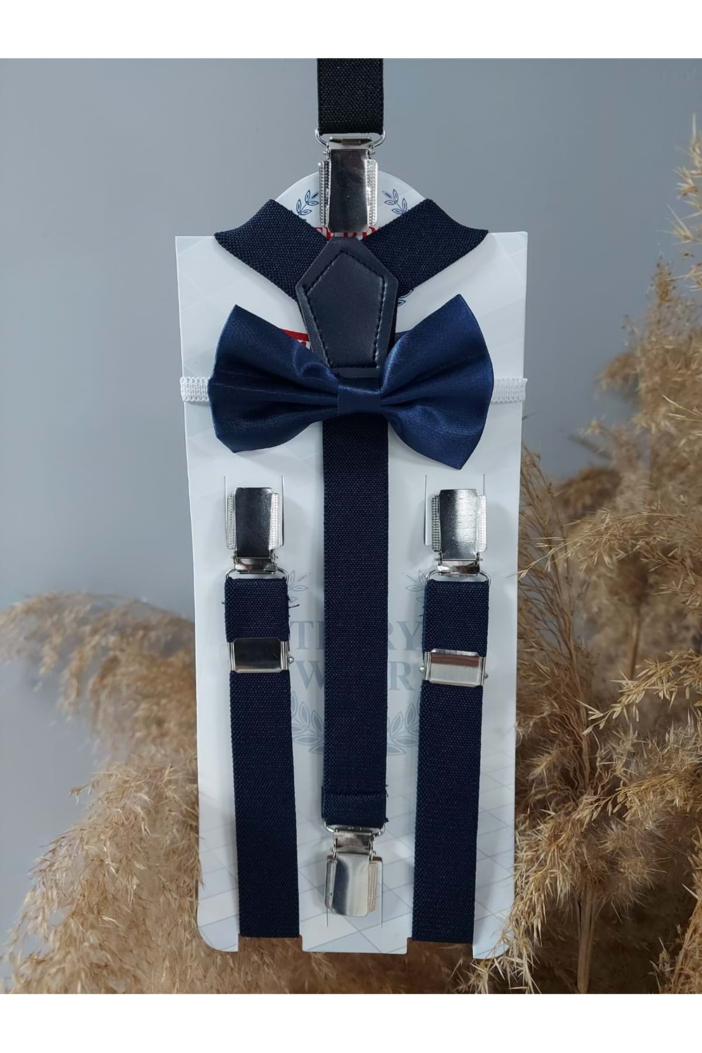 Çocuk Bayramlık Askı Papyon Takım Mnk0326