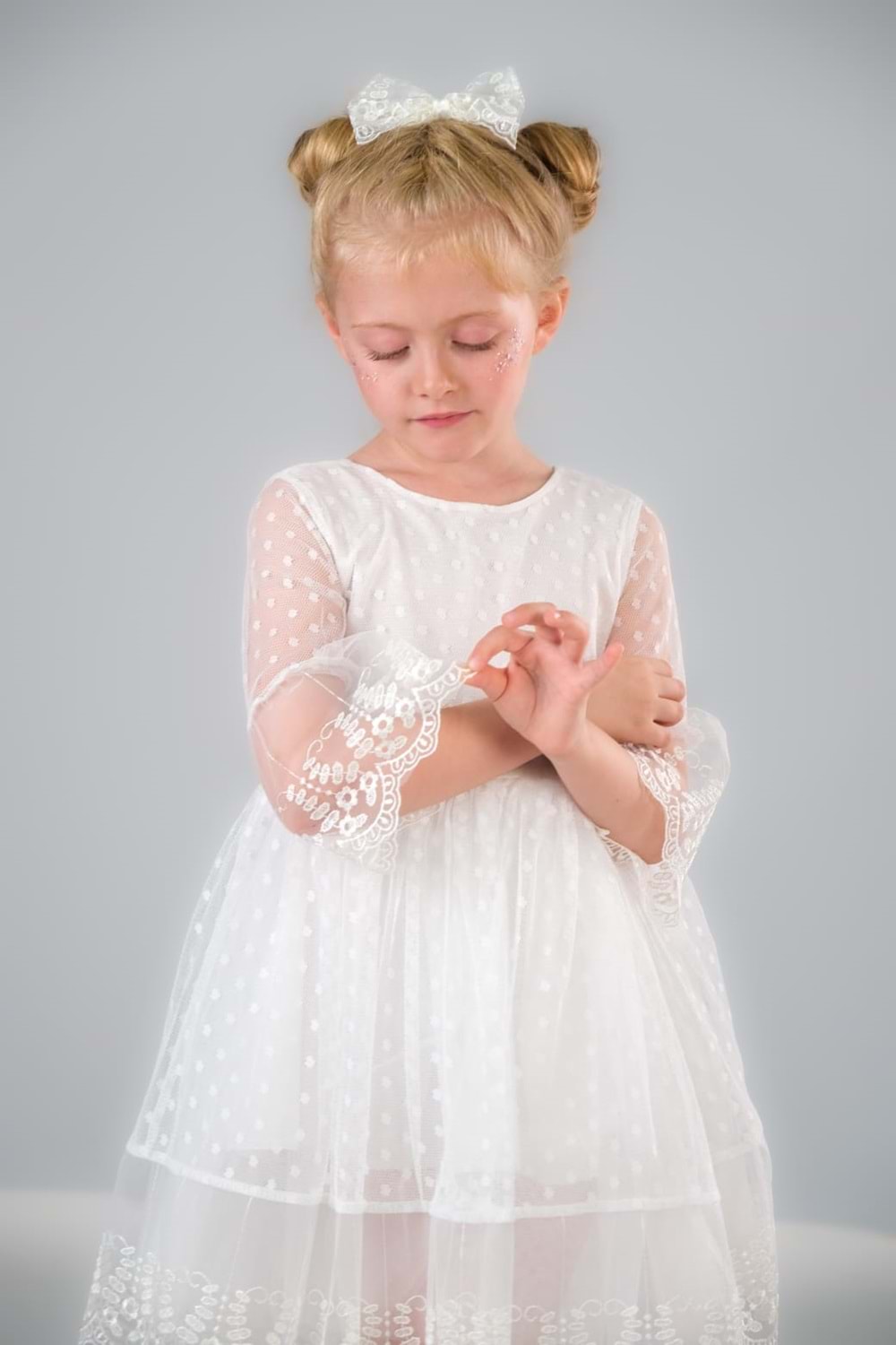 Dream Luxury Dantel Kız Çocuk Elbise MNK0327