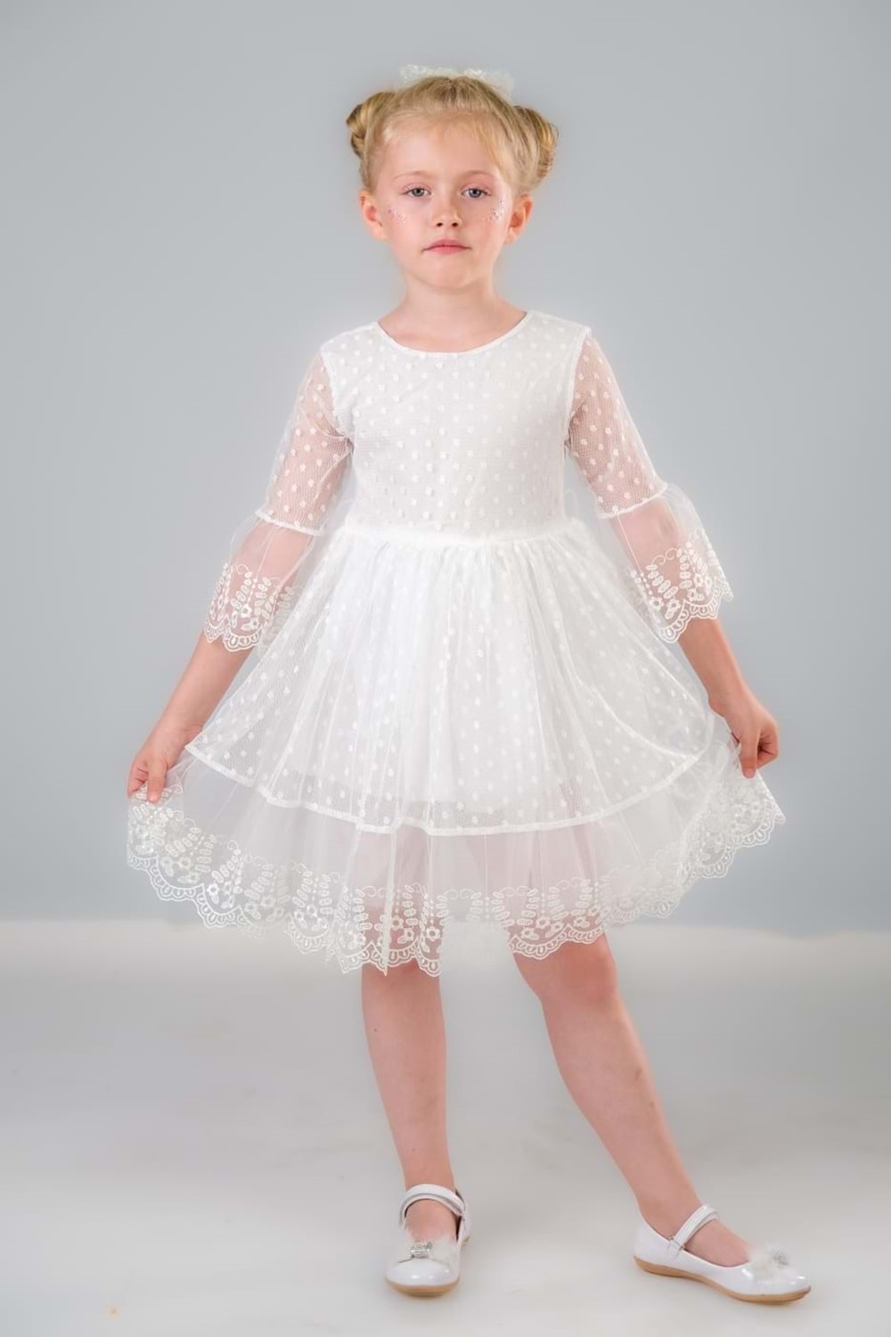 Dream Luxury Dantel Kız Çocuk Elbise MNK0327
